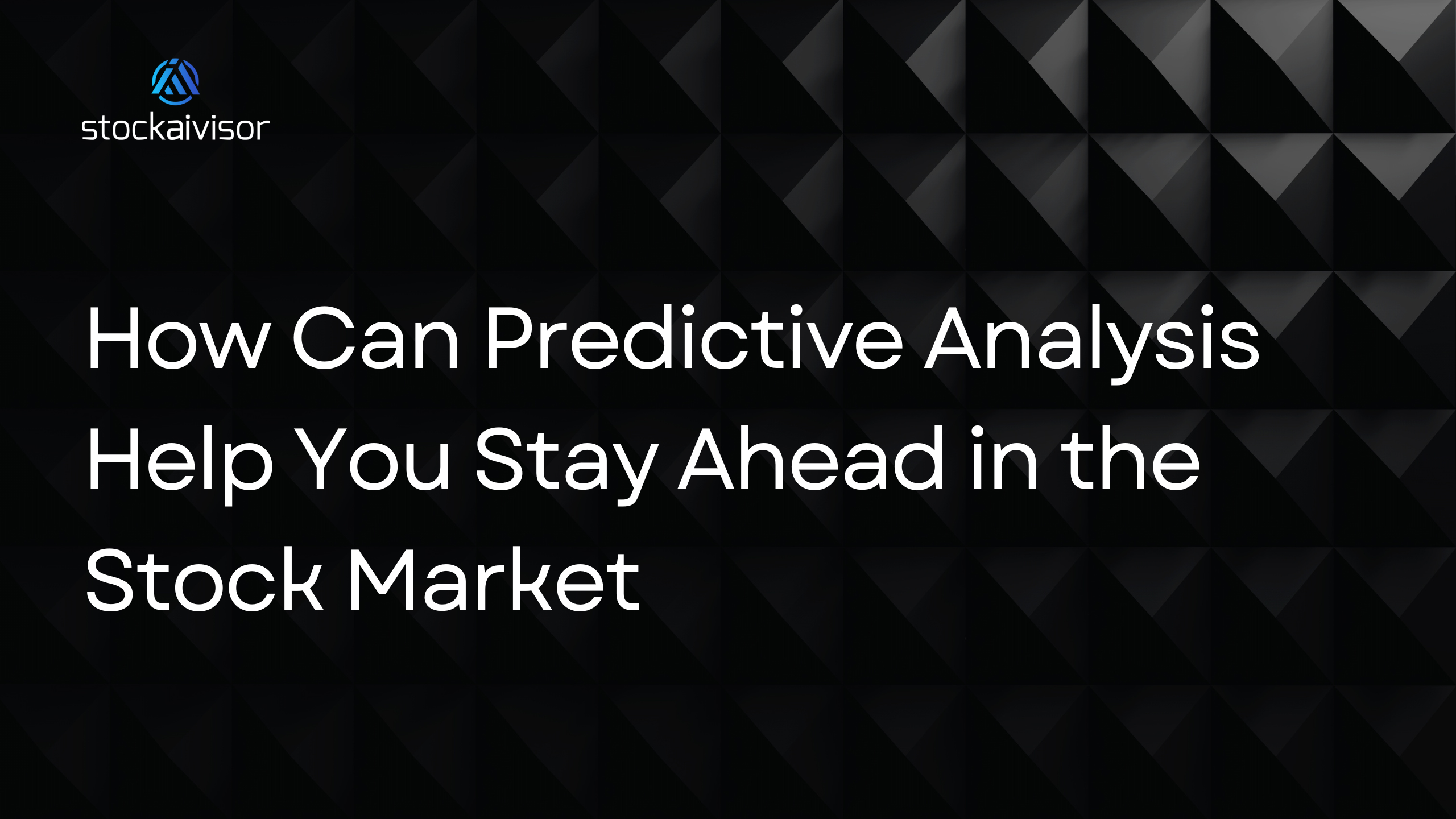 Predictive analysis stocks banner